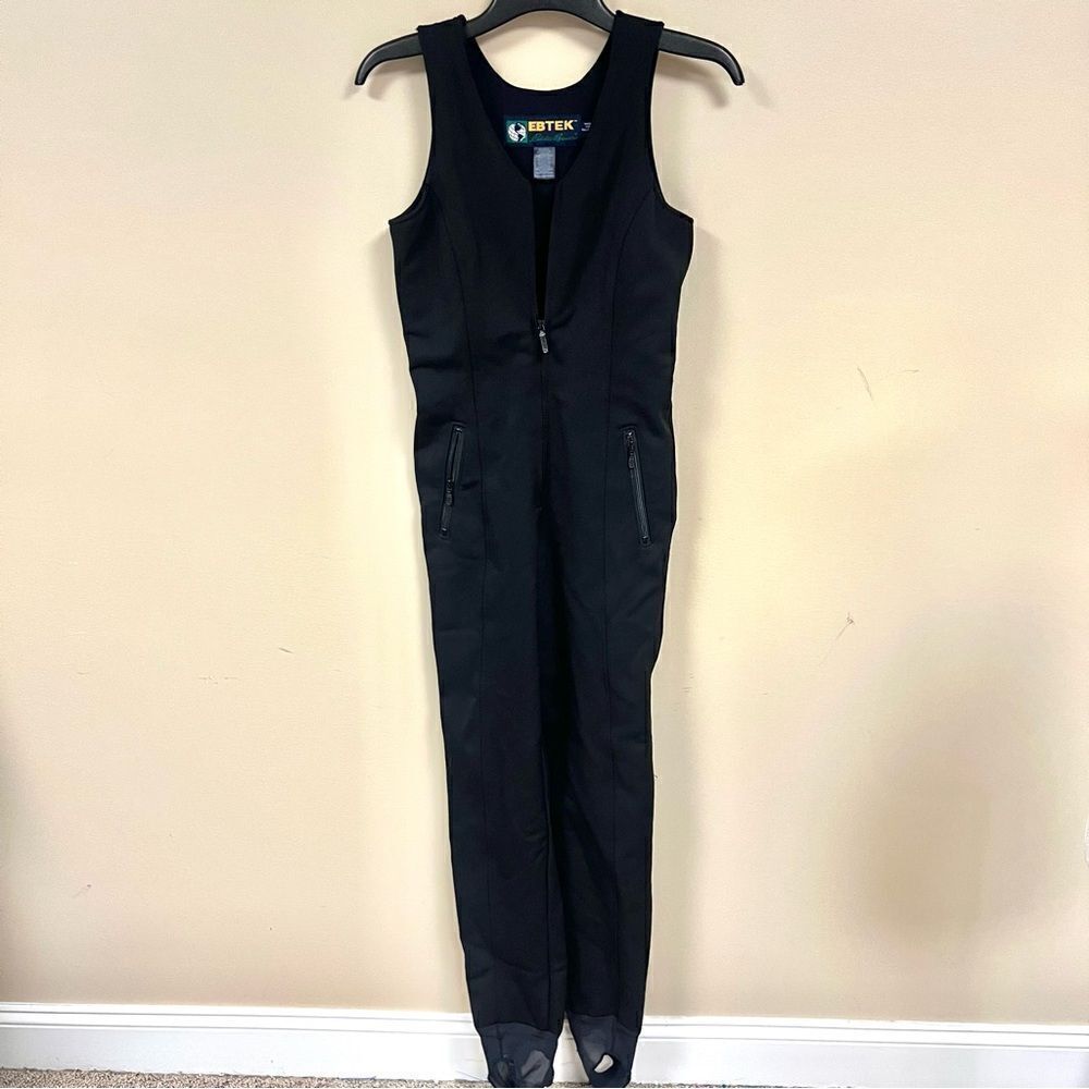 Vintage Eddie Bauer snow overalls zip up front Sz 6 - Picture 1 of 9